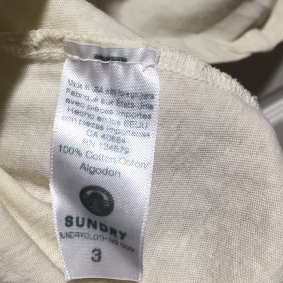 NWT Sundry Imagine Boxy Tee size 3 - Picture 6 of 8